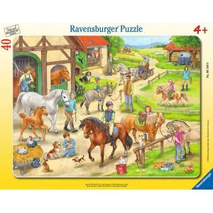 Ravensburger - Puzzle A Day at the Ranch - 40 - 99 piese