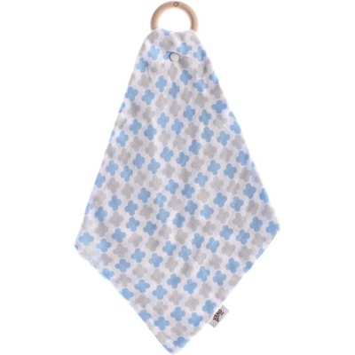 Kikko hryzátko BMB s plienkou Baby Blue Cross
