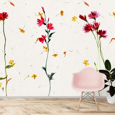 Decono Фототапет Полски Цветя