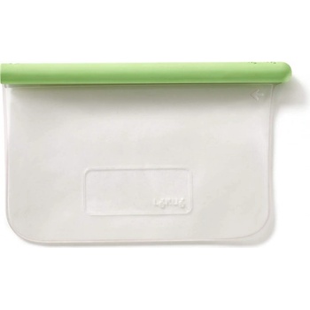 Lékué Торбичка за съхранение и замразяване Lekue 1010205, 21.5x13.5 см, 500 мл, Платинен силикон, -20°C/+80°C, Зелен (1010205)