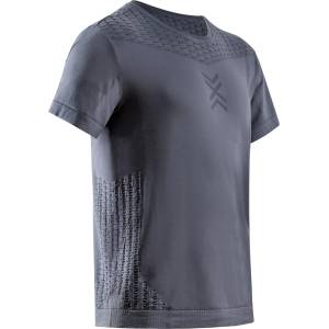 X-Bionic Мъжка спортна тениска X-Bionic X-Ential Shirt S/S Sport shirt - Rhino Grey (216-4629-0113)