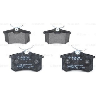 BOSCH Sada brzdových platničiek kotúčovej brzdy 0986494387