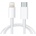 Planet Tech Кабел съместим с iPhone, 20W, USB-C /Lightning USB Cable, 1 метър, Бял (MK0X2AM/A)