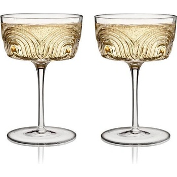 Viski (САЩ) Комплект от 2 бр. купе чаши viski beau във винтидж стил - 220 мл (viski 11385)