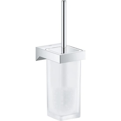 GROHE Selection Cube 40857000 WC kefa nástenná s držiakom sklo chróm