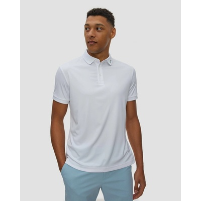 J.lindeberg Pánská Polokošile Men Kv Print Polo V Bílé Barvě