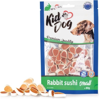 KIDDOG králičí malé sushi 80 g