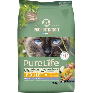 Pro-Nutrition PureLife Adult Sterilised chicken 8 kg