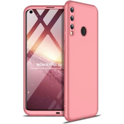 GKK Гръб GKK 3 IN 1 Hard PC Case за Huawei P40 Lite E - Rose gold
