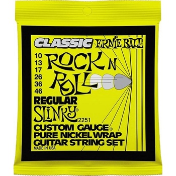 Ernie Ball Струни за 6 струнна електрическа китара 10-46 Regular Slinky by Ernie Ball