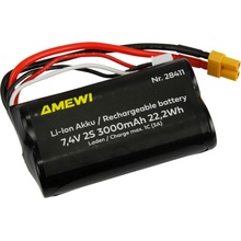 Amewi Akumulátor Li-Ion 3000mAh/7,4V 2S XT-30