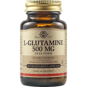 Solgar L-Glutamine 500 mg, 50 vegetable capsules