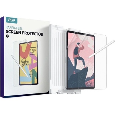ESR IPAD Pro 12.9 (2022) ESR PAPER FEEL защитно фолио за цял екран 2бр, хартиен ефект + рамка, TRANSFER GP-163189 (GP-163189)