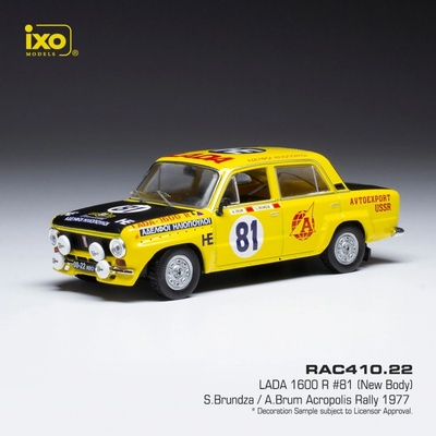 IXO Lada 1600 R Acropolis Rally 1977 81 Brundza Brum 1:43