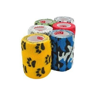 CoPoly ovínadlo elast. 7, 5 cm x 4, 5 m MIX POTISK 12 ks