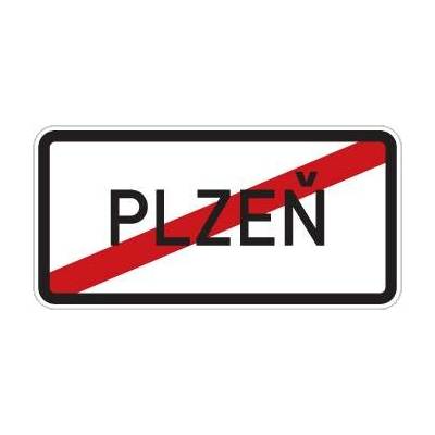 Dopravní Značka IZ4b Konec obce