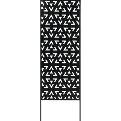 Opora pre popínavé rastliny Lafiora Triangel kovová 44 x 123 cm čierna
