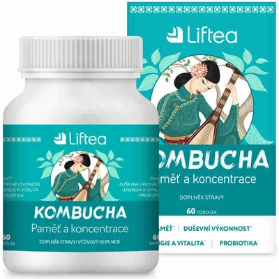 Liftea Kombucha paměť a koncentrace 60 tobolek