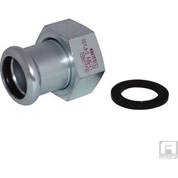 Image 1 of Raccorderie Metalliche Адаптор с гайка женски 3/4" x Ø22 SteelPres (383022012)