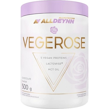 ALLNUTRITION AllDeynn | VegeRose - 5 Vegan Proteins with MCT & Probiotics [500 грама] Шоколад