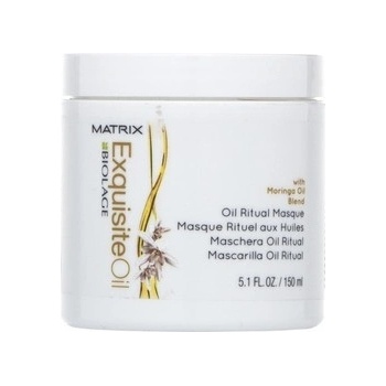 Matrix Biolage Exquisite vlasová kúra bez parabénov (Oil Ritual Masque with Moringa Oil Blend) 150 ml