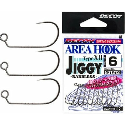 DECOY Area Hook Type XII Jiggy 10ks veľ.6