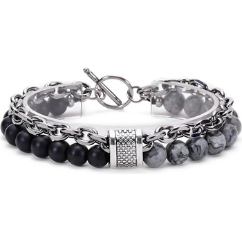 HARAHU Гривна ma-34431 - Черен / Сив kp34431 (ma-34431)