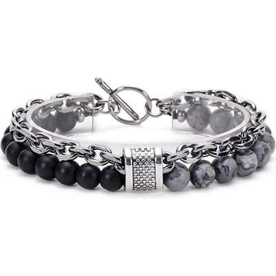 HARAHU Гривна ma-34431 - Черен / Сив kp34431 (ma-34431)