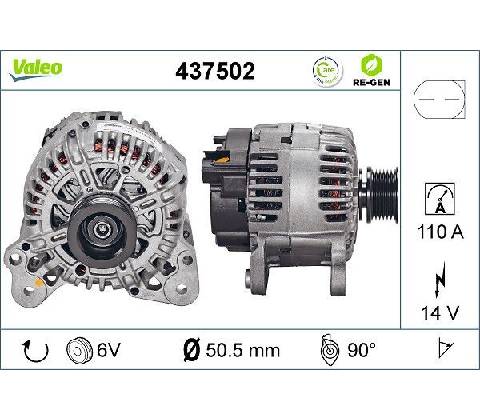 Generátor VALEO 437502