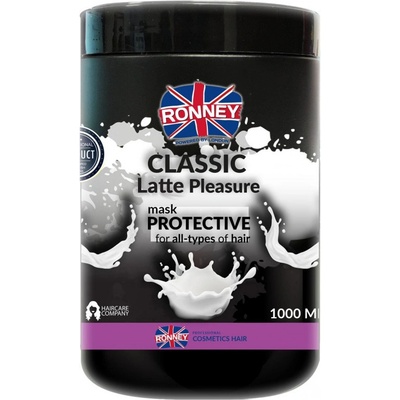 Ronney CLASSIC LATTE Pleasure Ochranná maska na vlasy 1000 ml