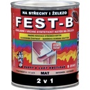 Barvy na kov Barvy a laky Hostivař FEST-B S2141 0,8 kg 0840 červenohnědá