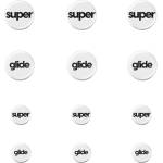 Pulsar Superglide 2 (Type-C) Universal 6mm + 9mm (12pcs) White Комплект крачета за мишка (UNIDOTSGW2)