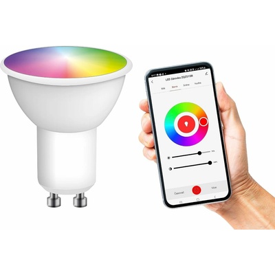 Emos Chytrá LED žárovka GoSmart MR16 GU10 4,8 W 35 W 400 lm RGB stmívatelná Zigbee