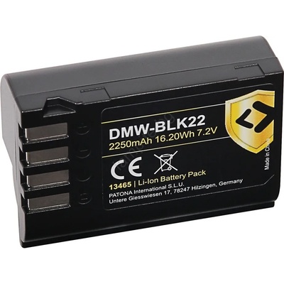 PATONA - Батерия Panasonic DMW-BLK22 2400mAh Li-Ion Protect (IM0894)