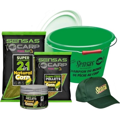 Sensas akční kbelík s krmením 3000 Method Feeder Pellets