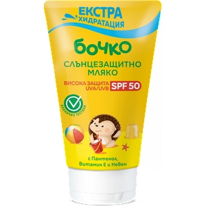 БОЧКО БОЧКО Слънцезащитно мляко spf50 150 мл