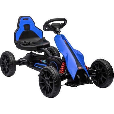 HOMCOM Šlapací motokára pro děti modrá