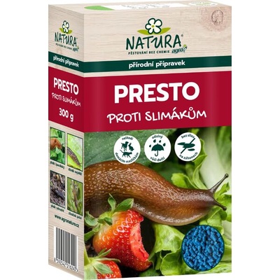 AGRO natura presto Натурален продукт за охлюви и голи охлюви 300 г (017751)