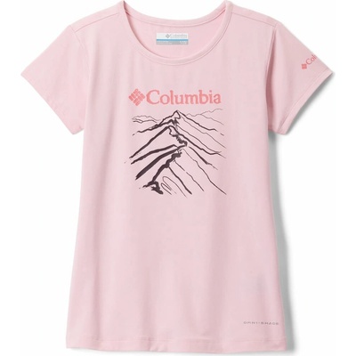 Columbia Tech Trail s Potlačou Satin Pink Heather Ridge Line Life