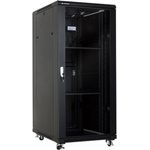 Linkbasic Шкаф за мрежово оборудване, 27U 600x800 мм, черен (NCB27-68-BAA-C)