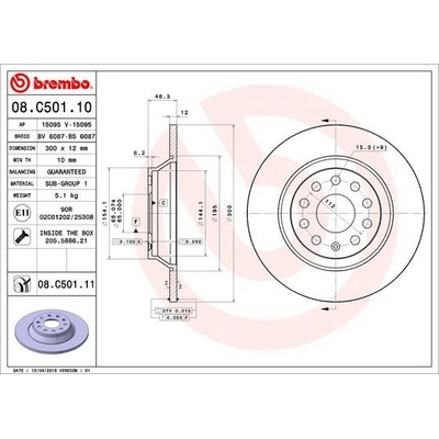 BREMBO 08.C501.11