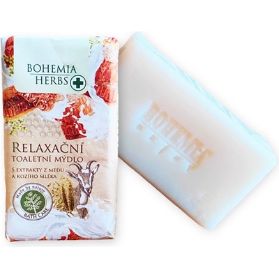 Bohemia Herbs toaletní mydlo Med a Kozí mléko 100 g