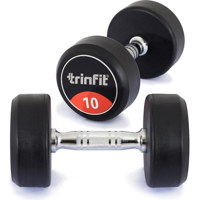 TRINFIT STYL Jednoruční činka pogumovaná 15 kg