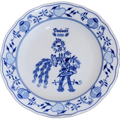 Cibulak Tanier zverokruh horoskop VODNÁR 24cm Originálny Český Porcelán Dubí