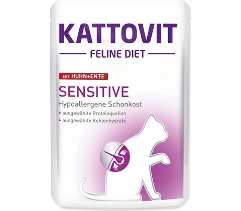 Kattovit Sensitive kačka 85 g