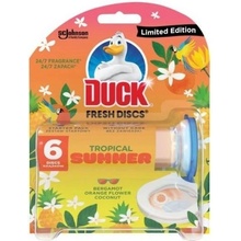 Duck Fresh Discs Tropical Summer Toaletný gél pre hygienickú čistotu a sviežosť vašej toalety 36 ml