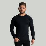 GymBeam STRIX Тениска с дълъг ръкав MERINO I Black L
