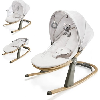 KinderKraft - Бебешки шезлонг elsu сив (ag0969)