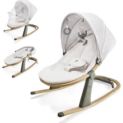 KinderKraft - Бебешки шезлонг elsu сив (ag0969)