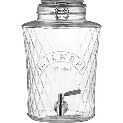 Kilner Skleněný nápojový automat s kohoutkem diamantový 5l